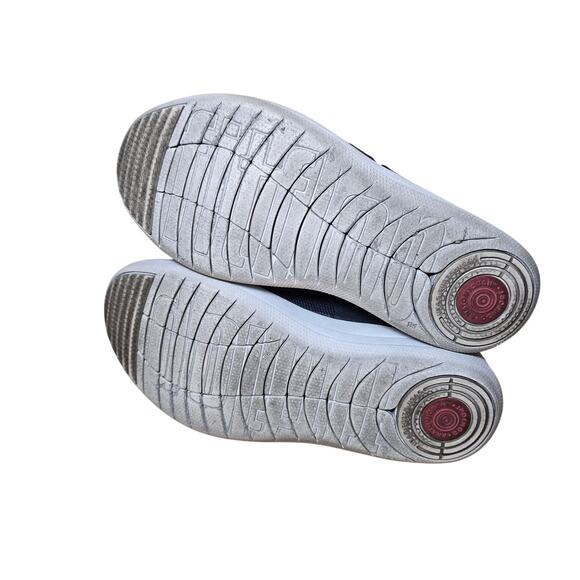 Fitflop Women Uberknit Mary Jane Ballerina 6.5 Flat Slip-on Shoe Comfort Navy - Picture 7 of 8